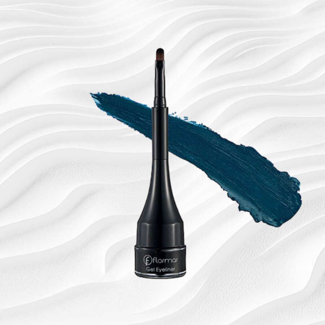 Flormar Özel Fırça Başlıklı Yoğun Pigmentli Mat Jel Eyeline -gel Eyeliner-02 Oceanblue