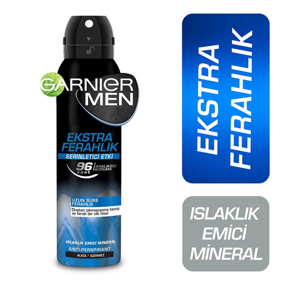 Garnier Ekstra Ferahlık Aerosol Deodorant Men