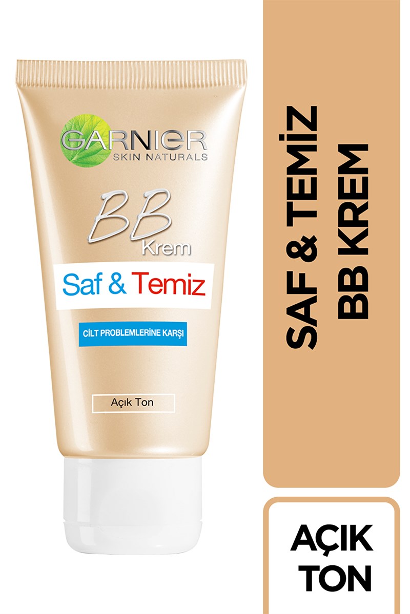 Garnier Saf & Temiz BB Cilt Kusursuzleştirici Açık Ton 50 Ml