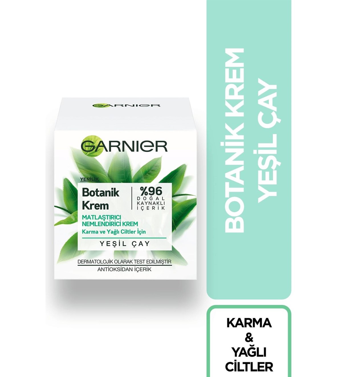 Garnier Skin Naturals Botanik Karma Ve Yağlı Ciltler İçin Yeşilçay Özlü Yüz Kremi 50 ml