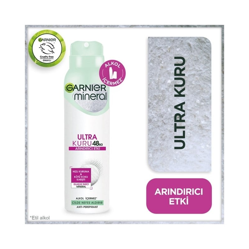 Garnier Ultra Kuru Kadın Deodorant Sprey