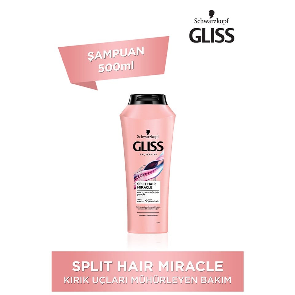 Gliss Split Hair Miracle Şampuan 500 ml