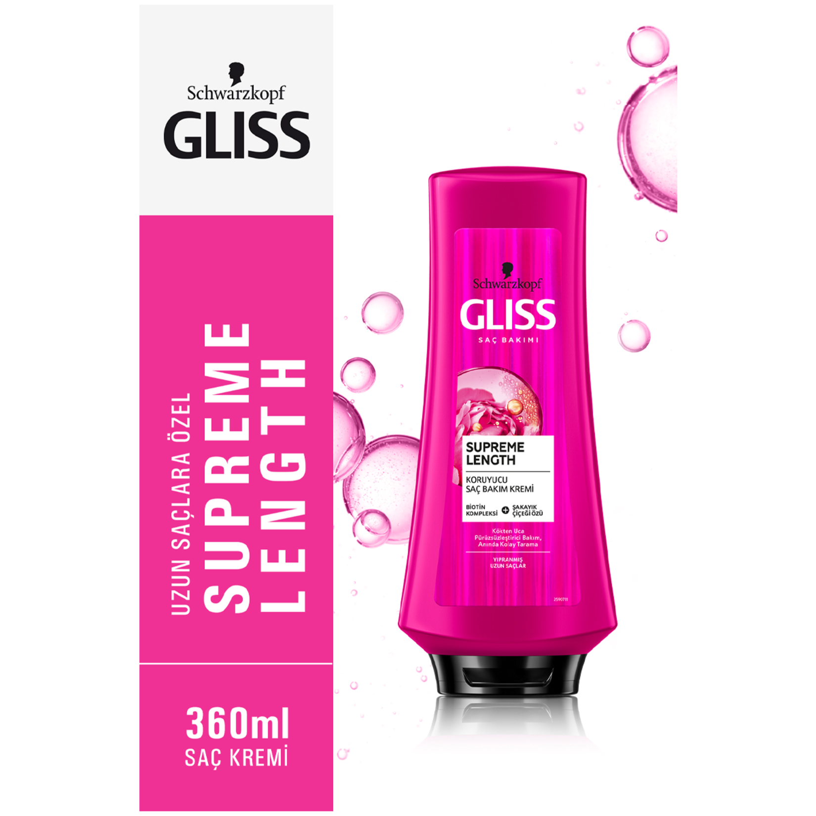 Gliss Supreme Length Saç Kremi 360 ml