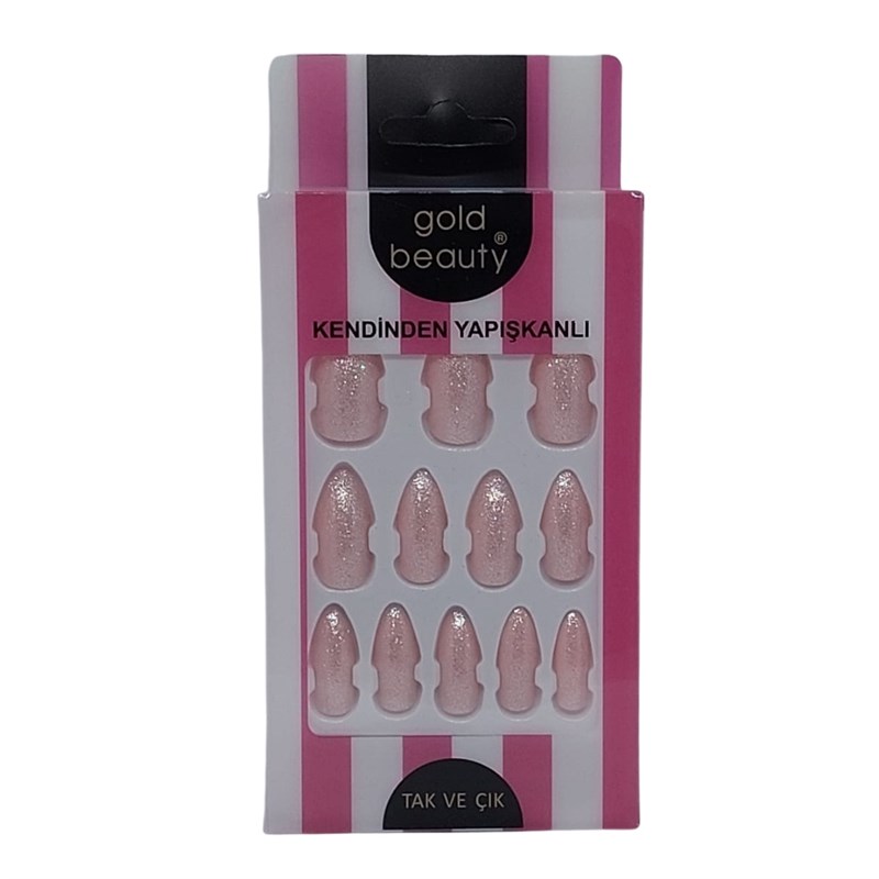 Gold Beauty Kendinden Yapışkanlı Takma Tırnak EP-1535-126