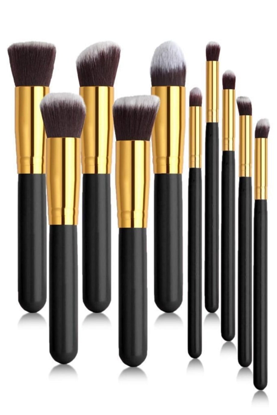 Gold Beauty Siyah Artskin Makyaj Fırça Seti 10'lu