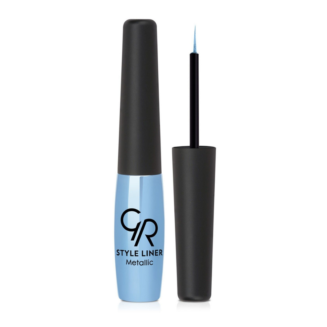 Golden Rose Metalik Mavi Eyeliner - Style Liner Metallic Eyeliner No: 08