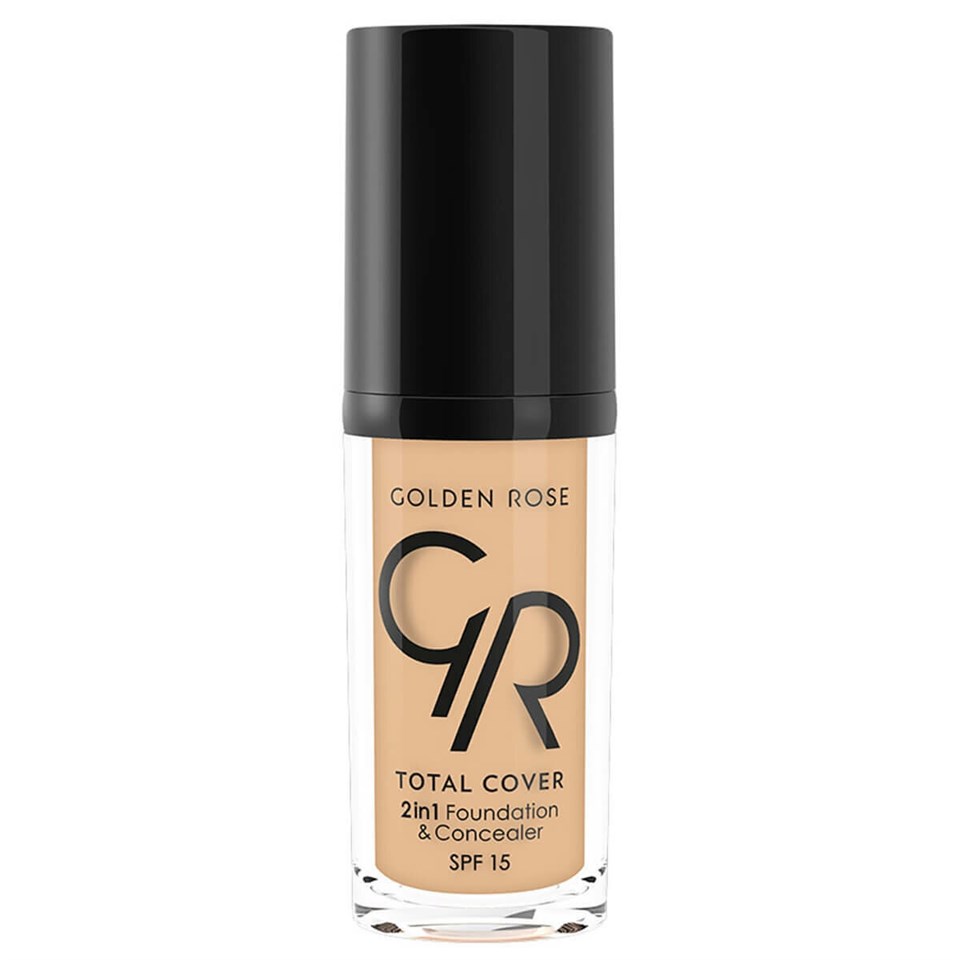 Golden Rose Total Cover 2in1 Fondöten&Concealer No:03