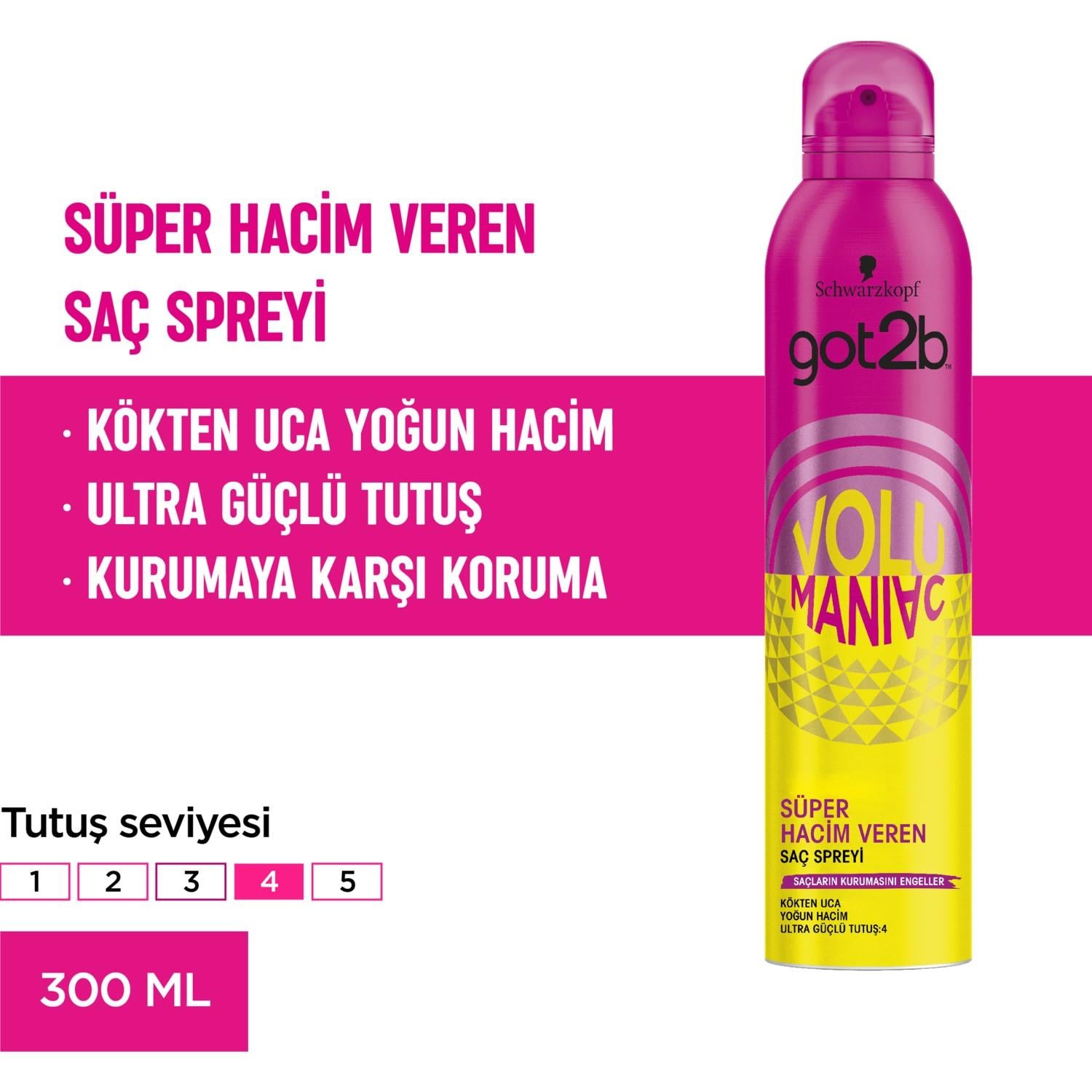 Got2b Volumanıac Saç Sprey 300 ml
