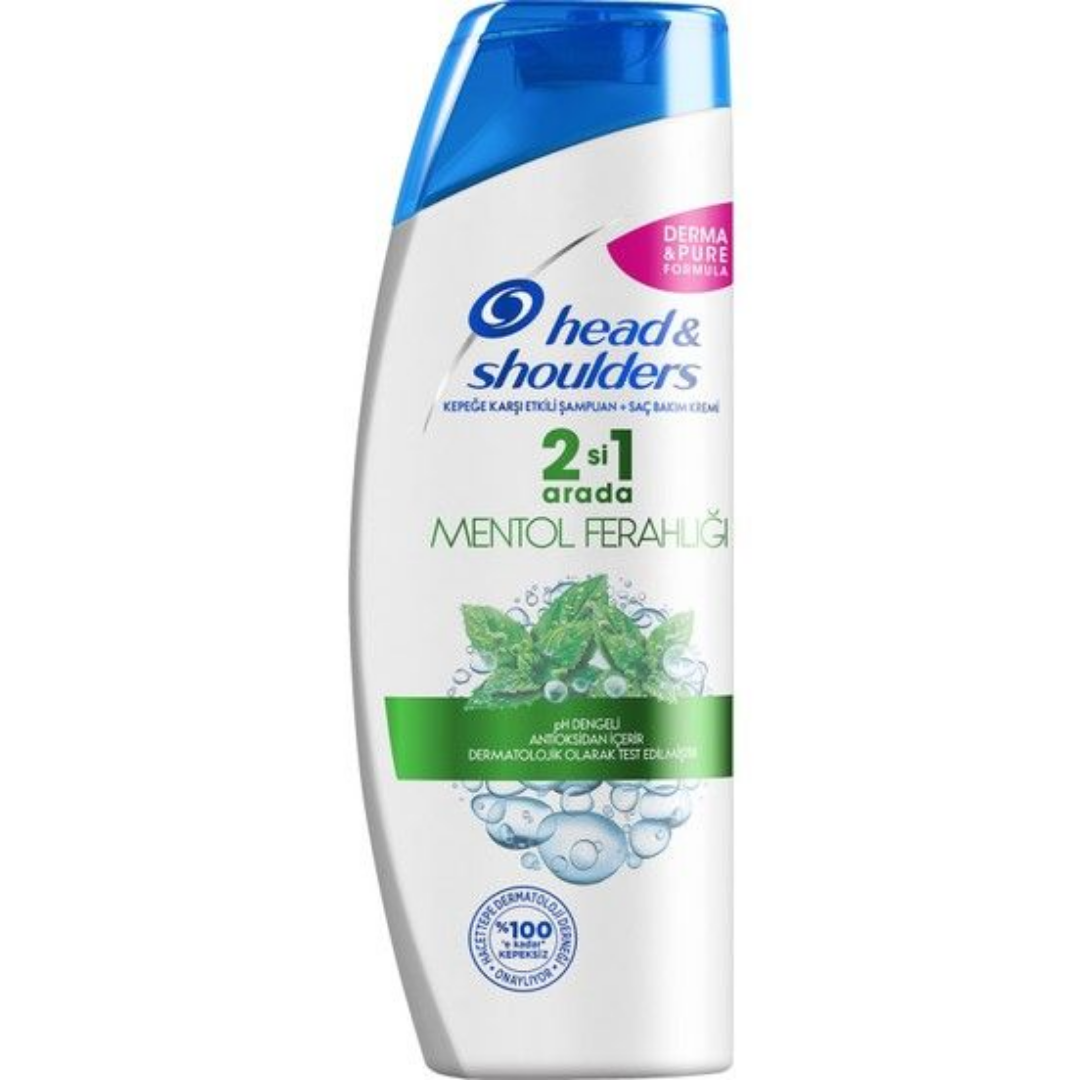 Head & Shoulders Mentol Ferahlığı 2'si 1 Arada Şampuan 450 ML 