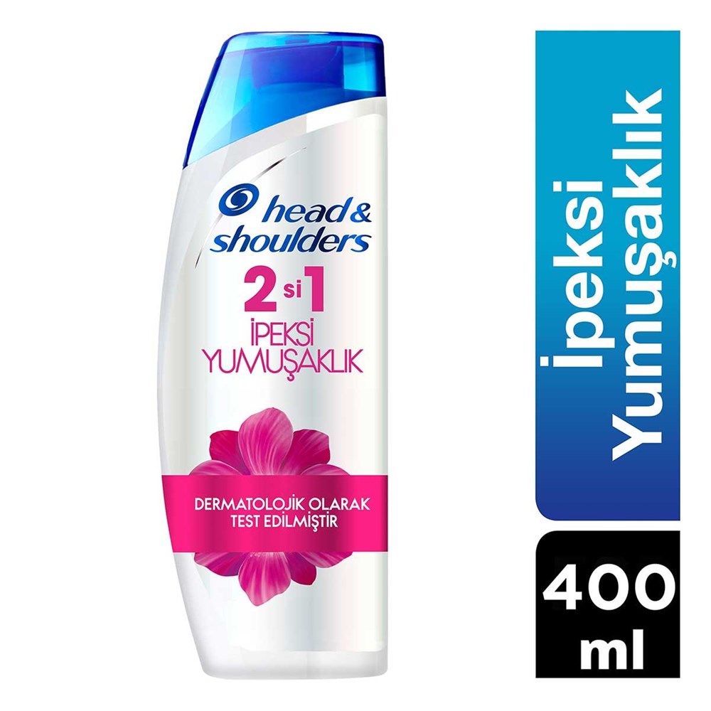 Head & Shoulders Şampuan 2 si 1 Arada İpeksi Yumuşaklık 400 ml