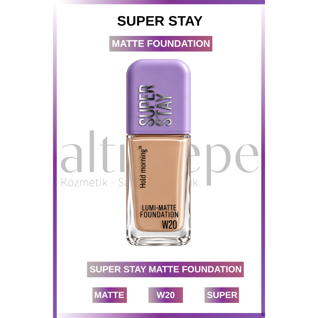 Hold Morning Super Stay Matte Foundatıon W20