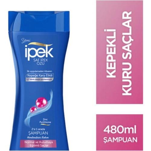 Ipek 2 Si 1 Arada Şampuan Normal Ve Kurumaya Eğilimli Saçlar 480 Ml