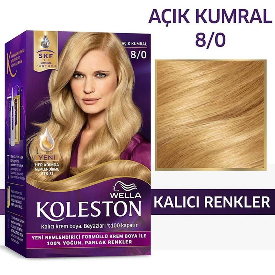 Koleston Kit Saç Boyası Açık Kumral 8/0