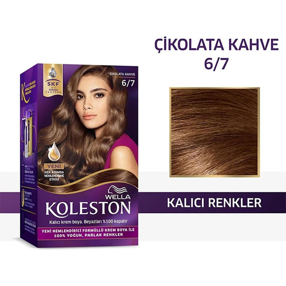 Koleston Kit Saç Boyası Çikolata Kahve 6/7