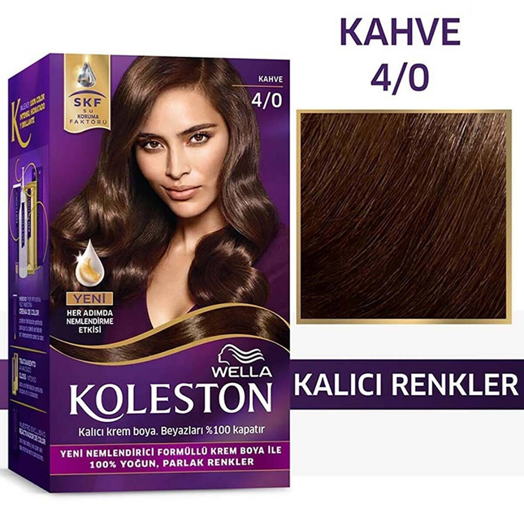 Koleston Kit Saç Boyası Kahve 4/0