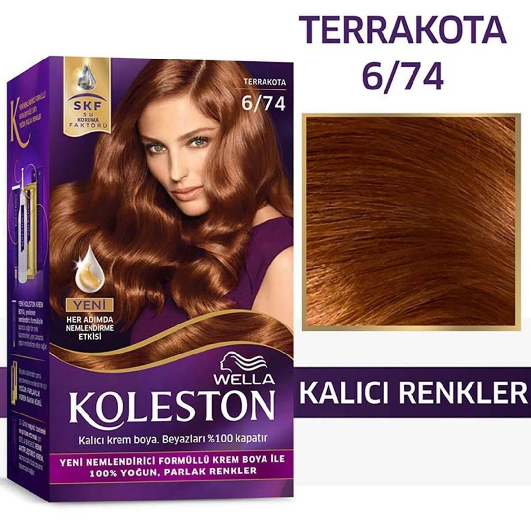 Koleston Kit Saç Boyası Terakotta 6/74