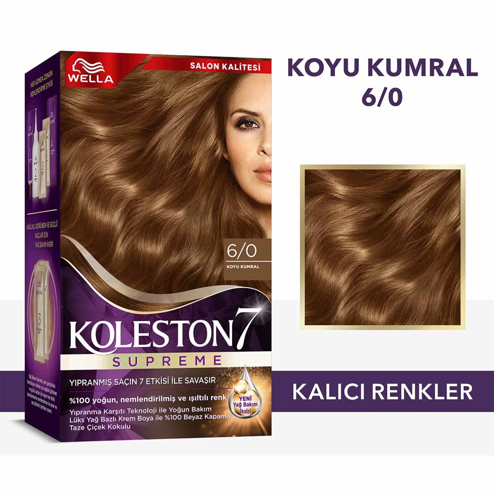 Koleston Supreme Saç Boyası 6/0 Koyu Kumral