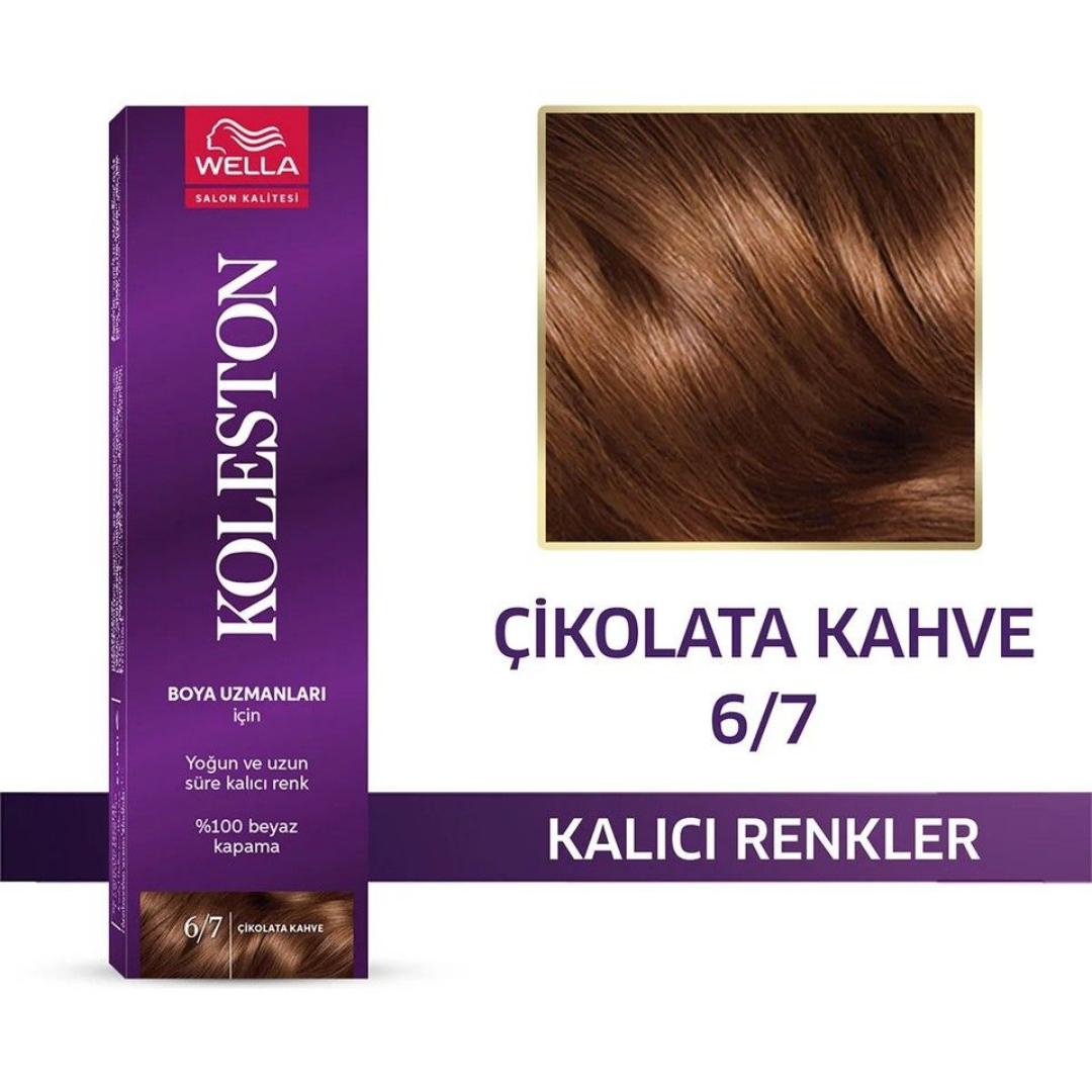 Koleston Tüp Saç Boyası Çikolata Kahve 6/7
