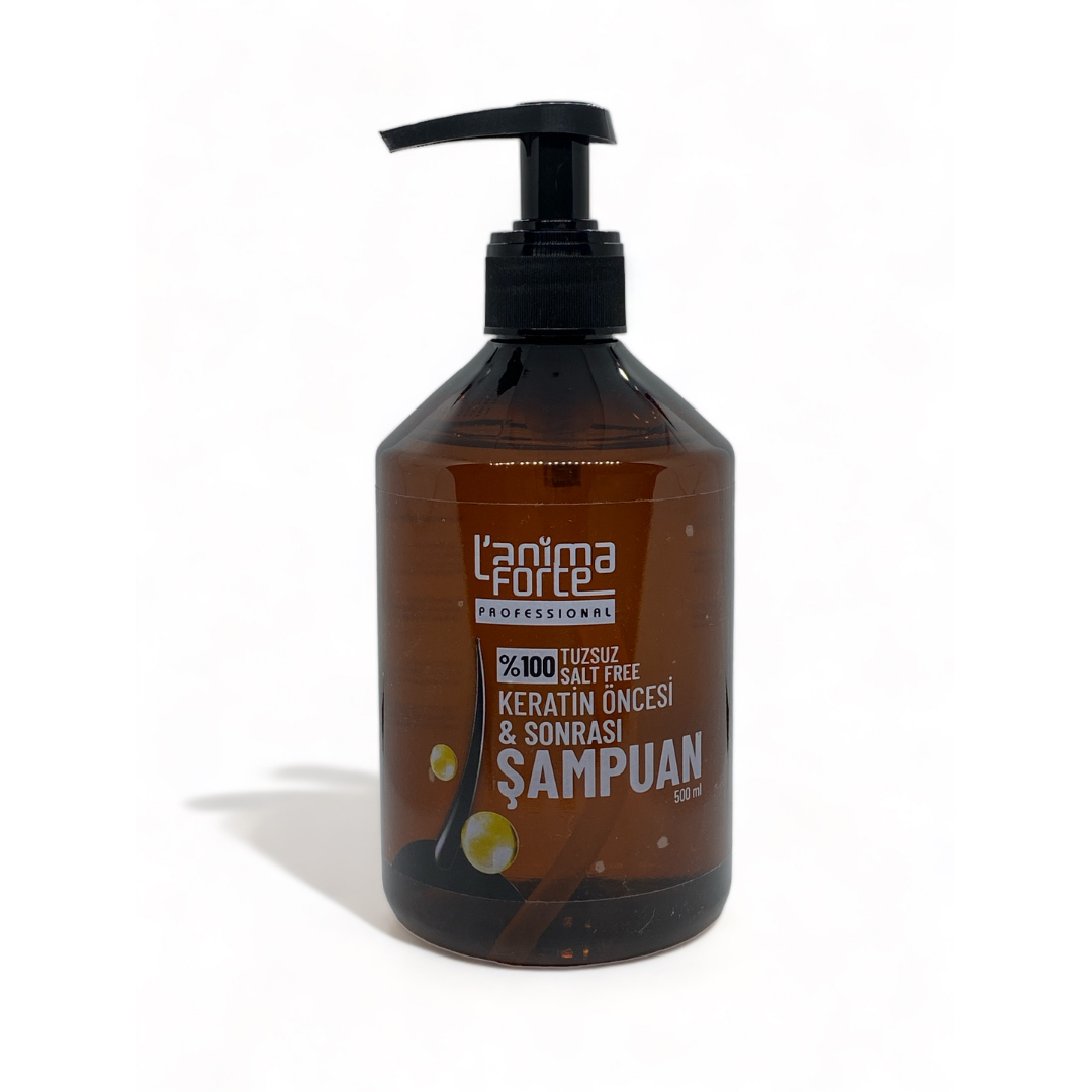 Lanima Forte Tuzsuz Keratin Öncesi Ve Sonrası Şampuan 500 ml