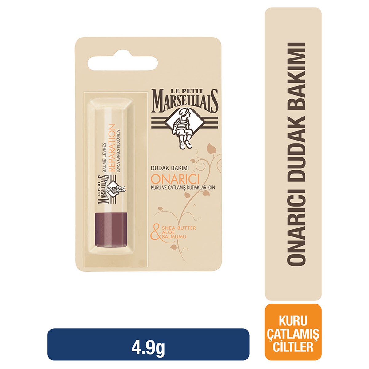 Le Petit Marseillais Onarıcı Dudak Kremi 4,9g