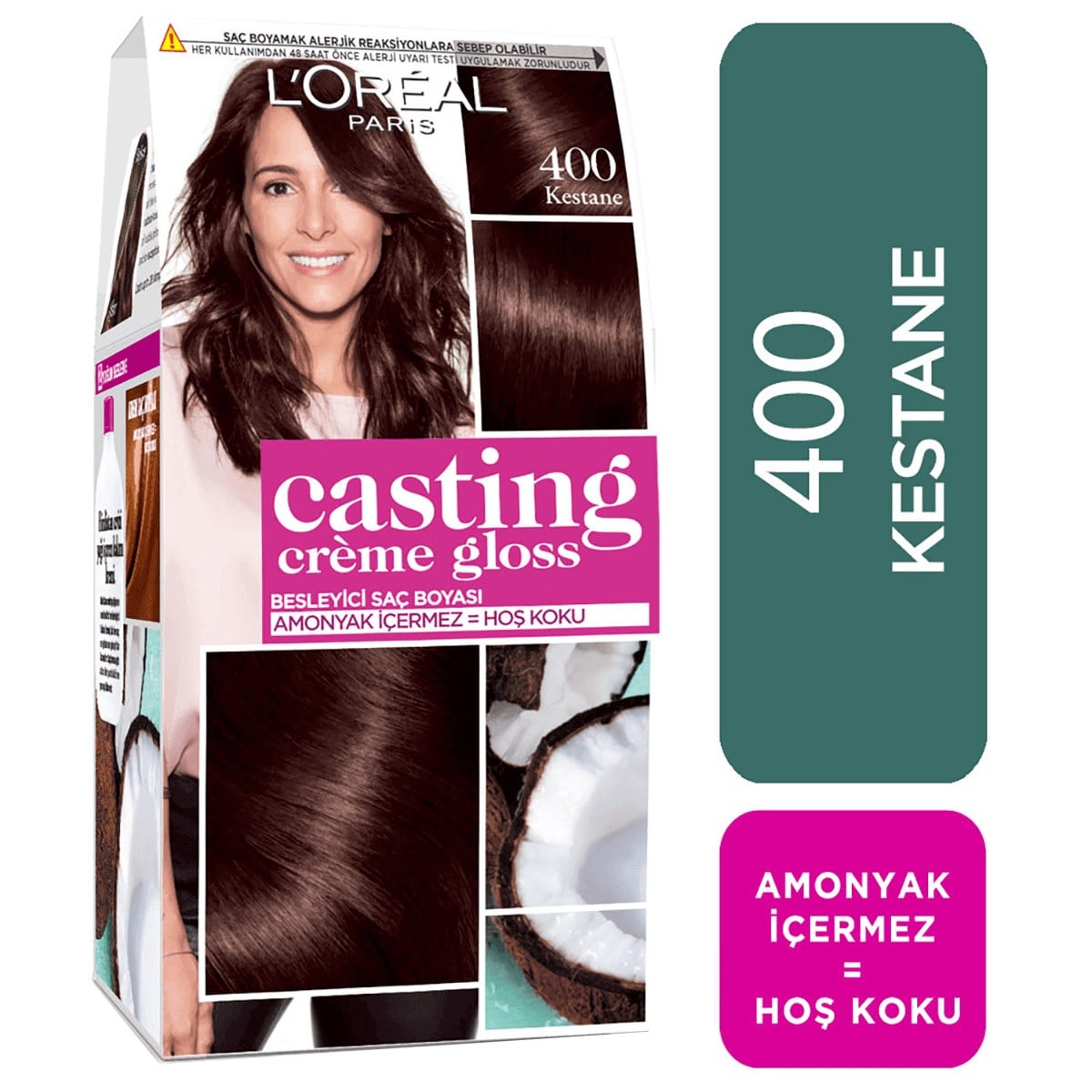 L'Oreal Paris Casting Creme Gloss Saç Boyası Kestane No: 400