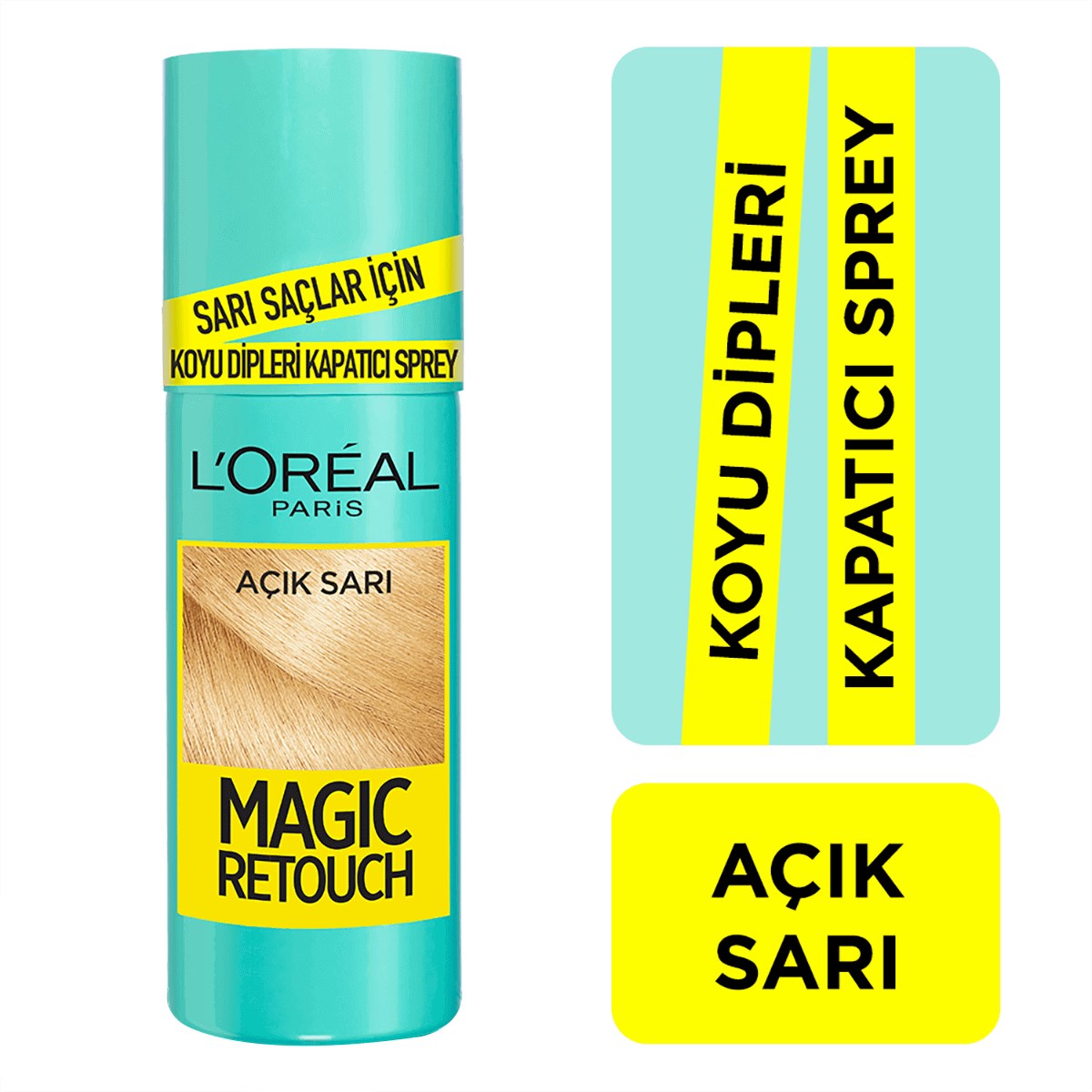 L'Oreal Paris Magic Retouch Koyu Dipleri Kapatıcı Sprey - Açık Sarı