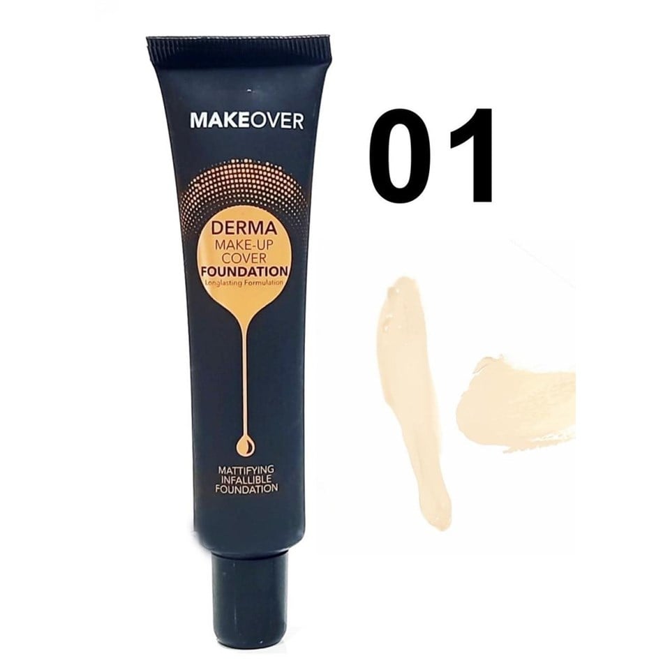 Makeover Derma Make Up Cover Matte Fondöten 01 Tüp
