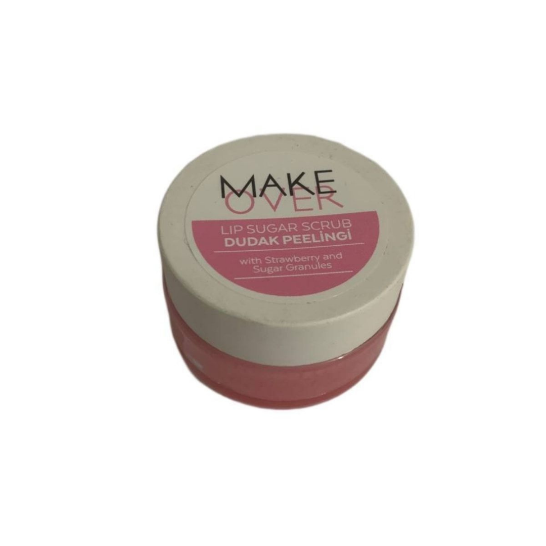 Makeover Lip Sugar Scrub Dudak Peelingi Çilek Aromalı 20ml