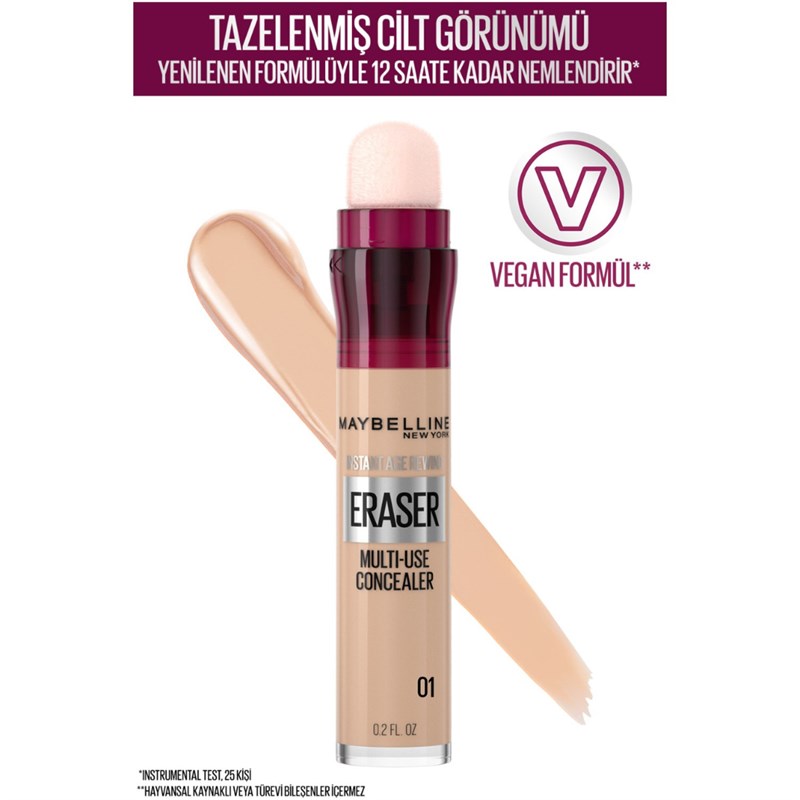 Maybelline New York Instant Anti Age Eraser Kapatıcı 01 Light