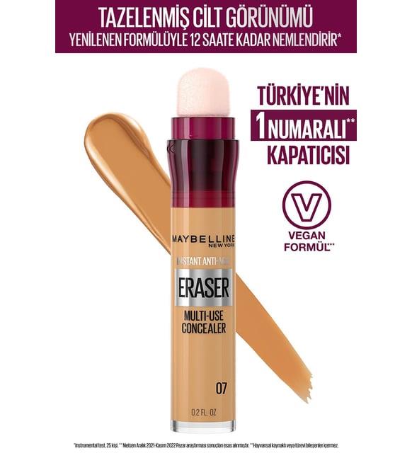 Maybelline New York Instant Eraser Kapatıcı 07 Sand