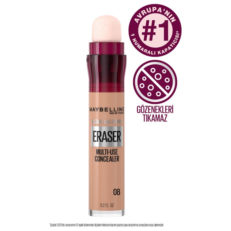 Maybelline New York Kapatıcı - Instant Age Eraser Concealer 08 Buff 