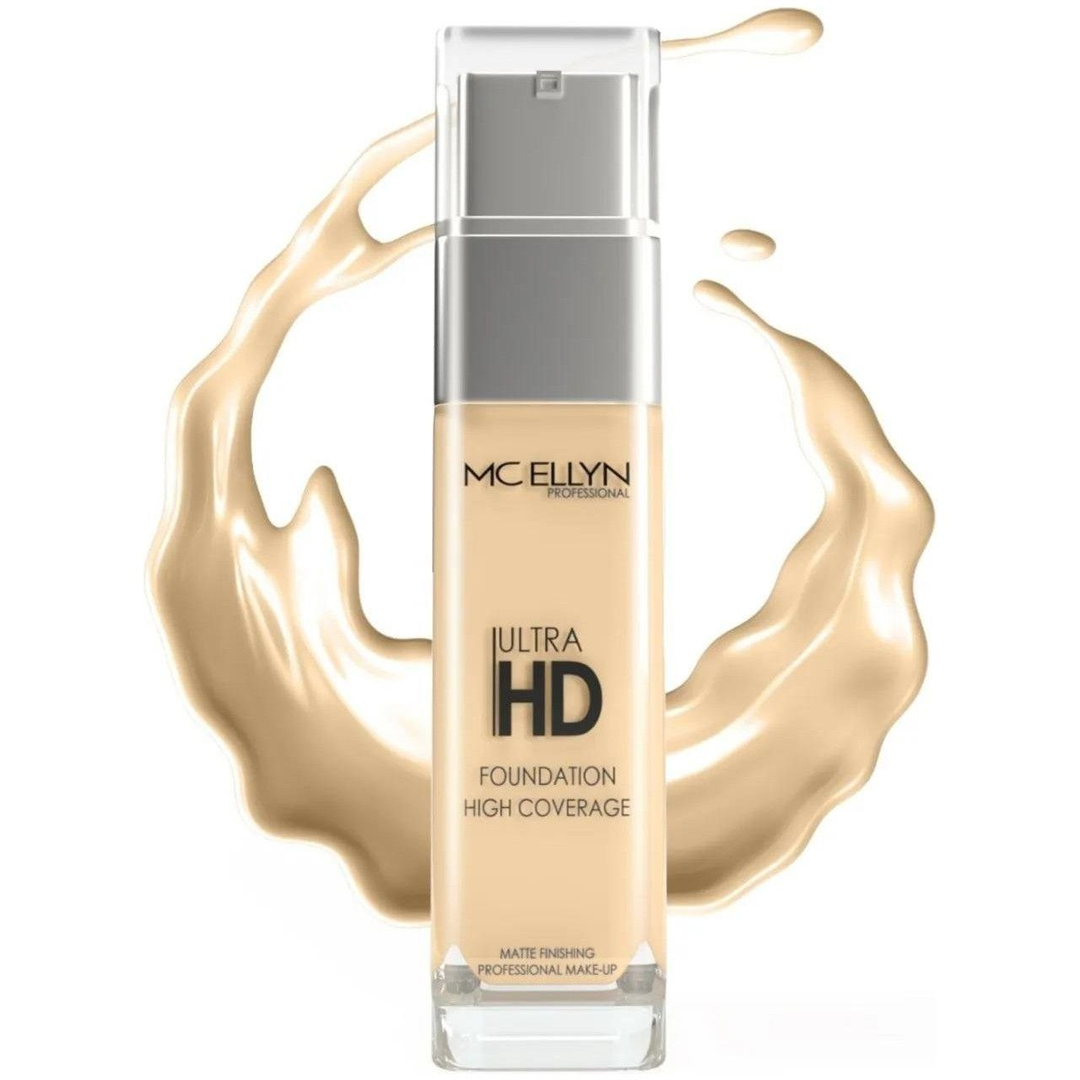 Mc Ellyn Professıonal Ultra Hd Foundatıon (No:02) Hıgh Coverage 40 ml (Cam Şişe)
