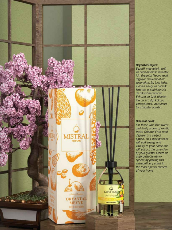 Mıstral Home Fragrance Oryantal Meyve Ortam Kokusu 100ml
