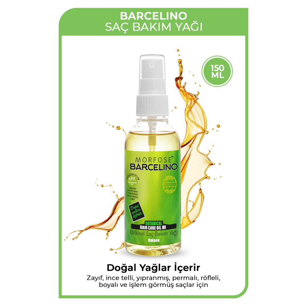 Morfose Unisex Barcelino Botanica Saç Bakım Yağı 150 ml