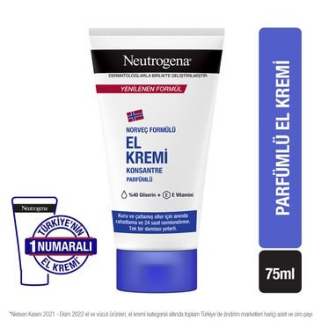 Neutrogena Norveç Formülü El Kremi Parfümlü 75 ml