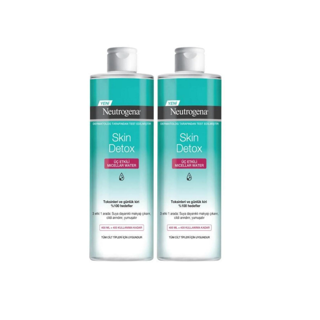 Neutrogena Skin Detox Makyaj Temizleme Suyu × 2