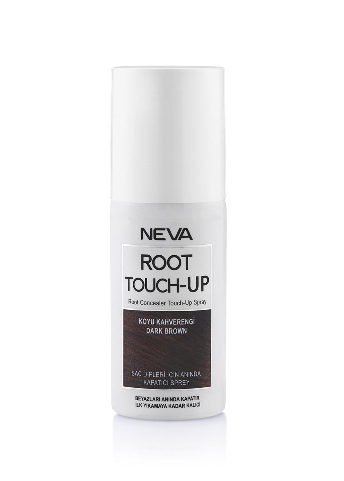 Neva Root Touch Up Saç Dipleri İçin Anında Kapatıcı Sprey- Koyu Kahverengi 75ml