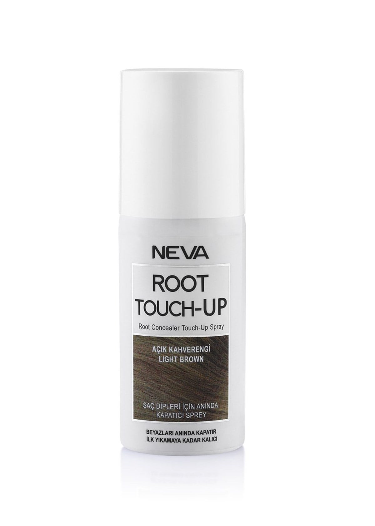 Neva Root Touch Up Saç Dipleri İçin Anında Kapatıcı Sprey- Açık Kahverengi 75ml