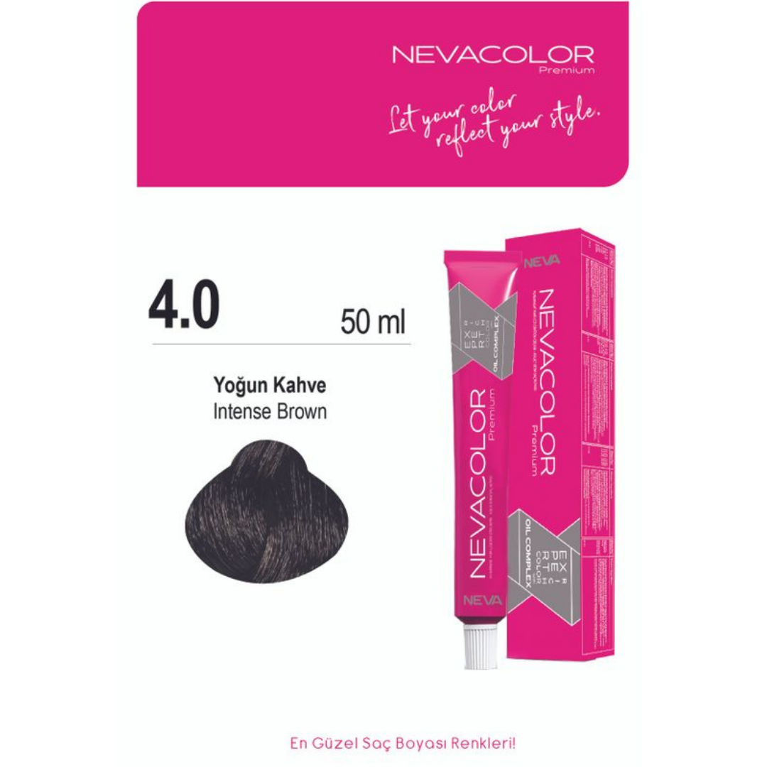 NEVACOLOR TÜP BOYA 4.0 YOĞUN KAHVE