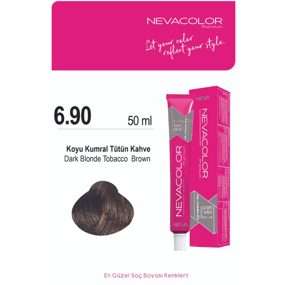Nevacolor Tüp Boya 6.90 Koyu Kumral Tütün Kahve