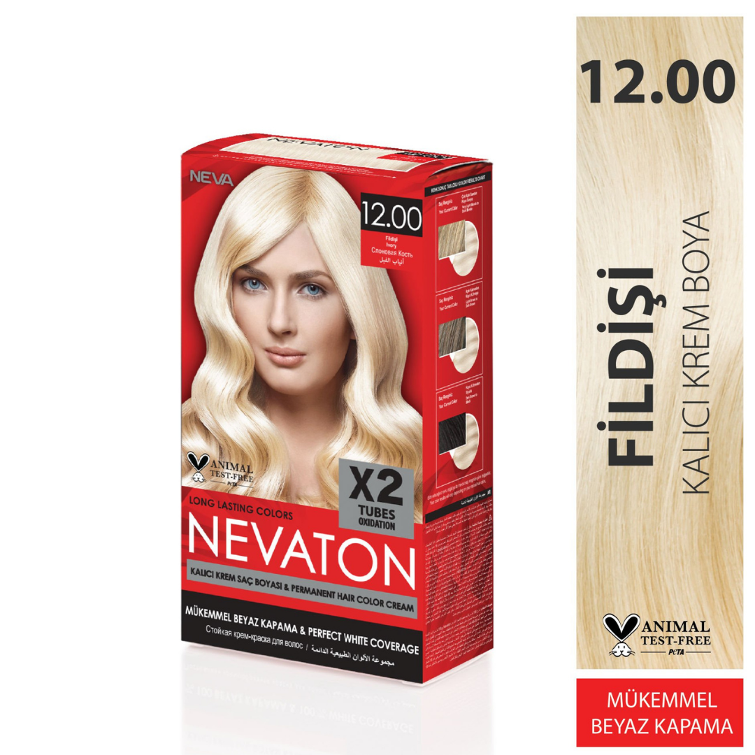 Nevaton Kalıcı Krem Saç Boyası 12.00 Fildişi