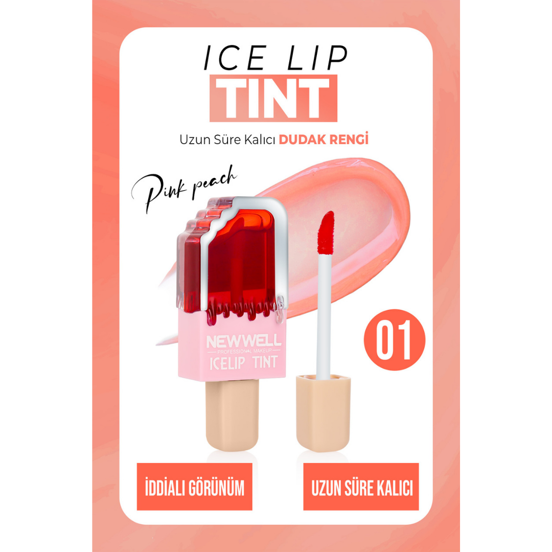New Well Ice Lip Tint Pink Peach 01 6 ML
