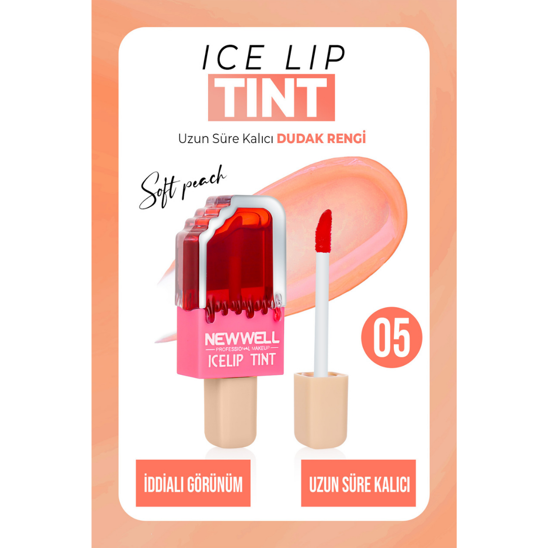 New Well Ice Lip Tint Soft Peach 05 6 ML