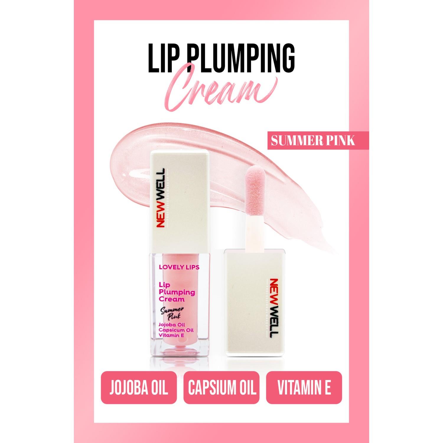 New Well Lip Plumping Cream Summer Pink Dudak Dolgunlaştırıcı Krem 5 ml