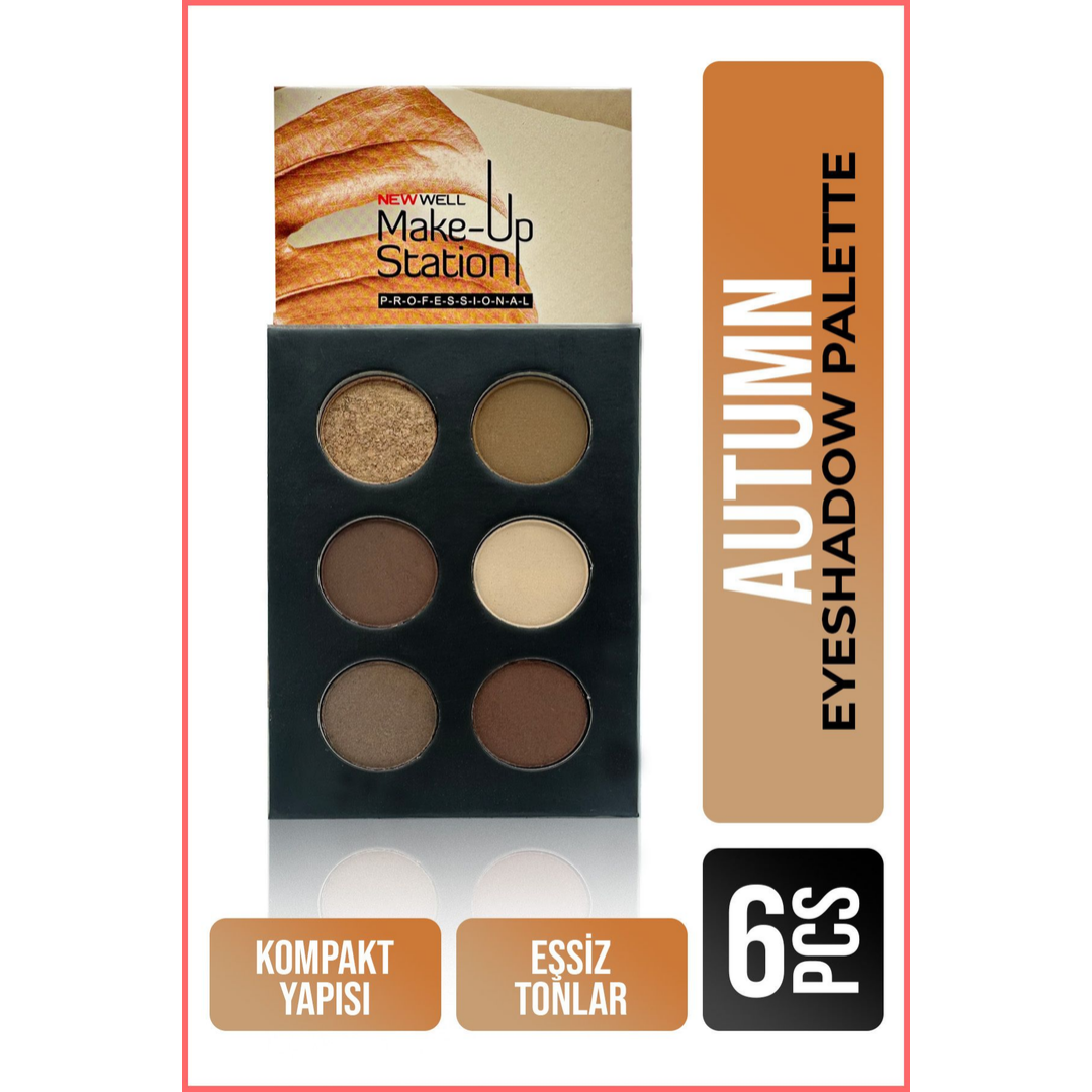 New Well  Make Up Station Autumn Eyeshadow Palette