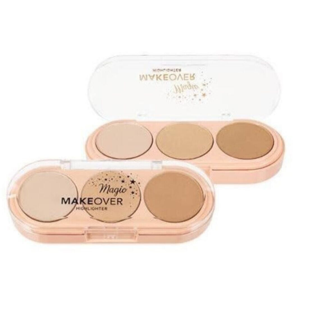 New Well Makeover Makeover Highlighter Aydınlatıcı 3lü Palet 01