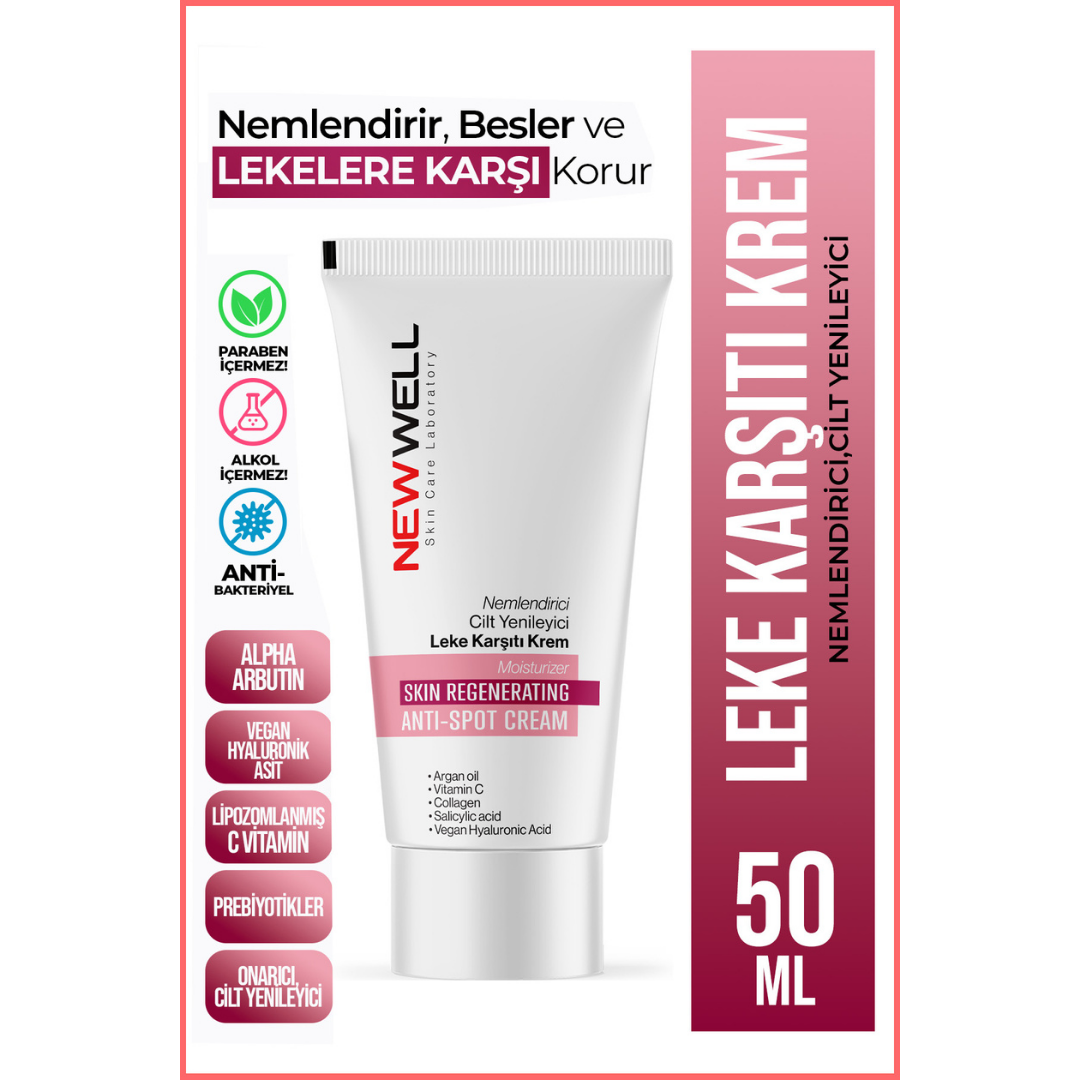 New Well Nemlendirici Cilt Yenileyici Leke Karşıtı Krem 50ML
