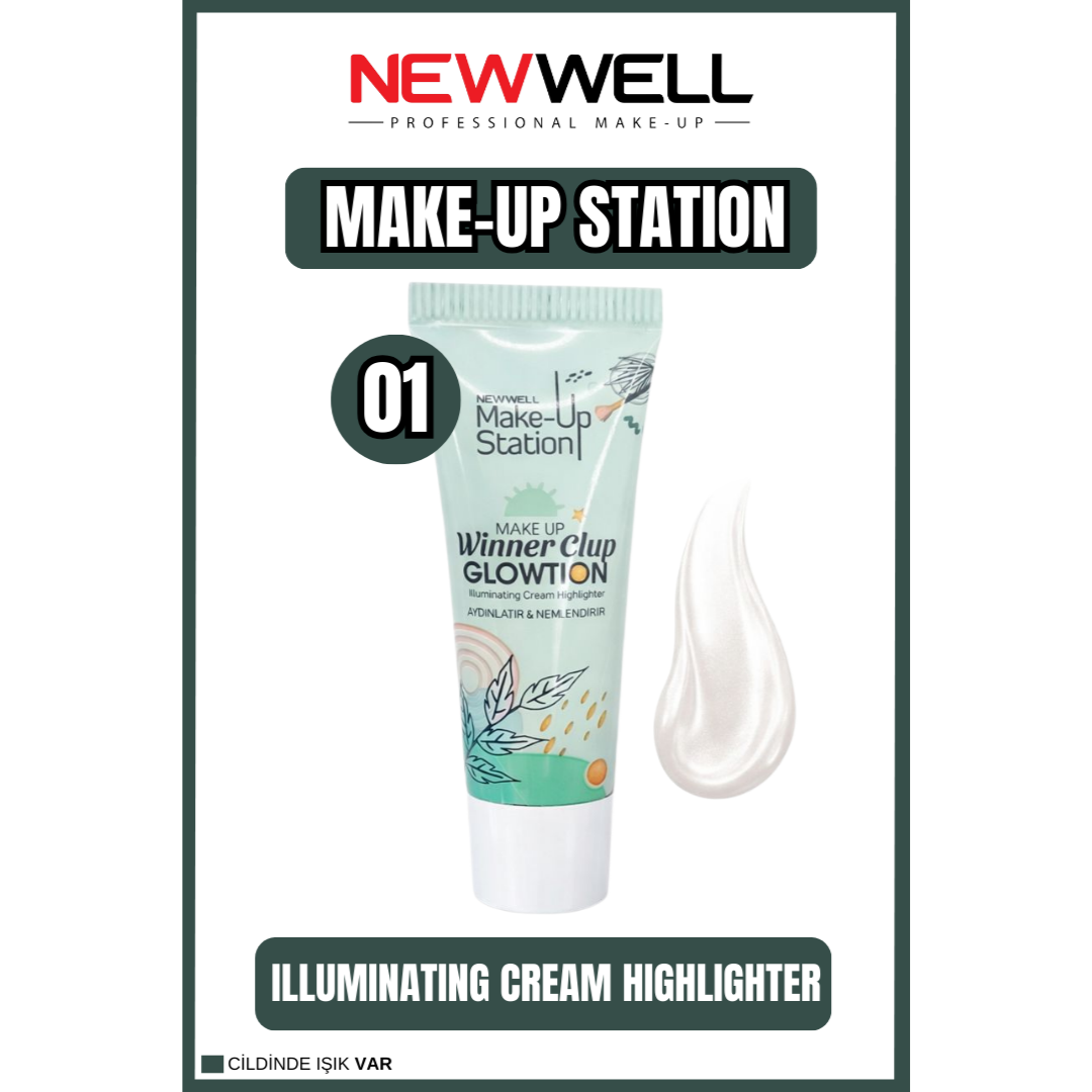 Newwell Glowtion Makyaj Bazı Beyaz No:1 20ml