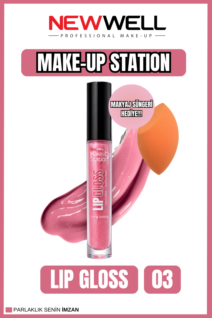 Newwell Make-up Station Lip Gloss No.3 4,5 ml