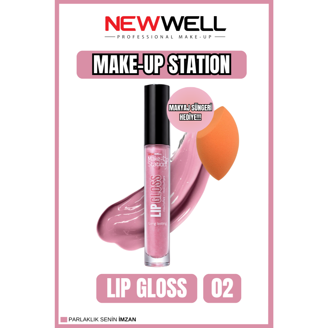 Newwell Make-up Station Lip Gloss No.2 4,5 ml